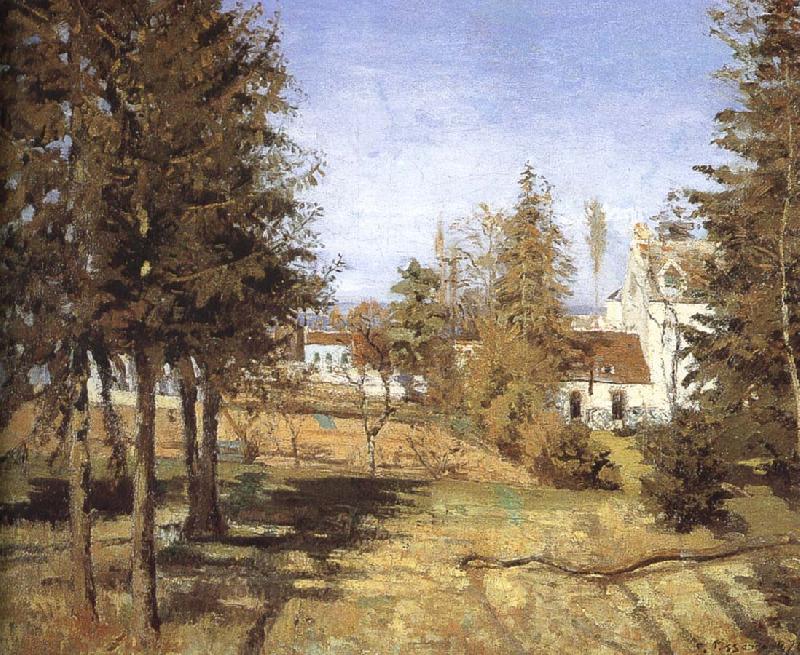 Camille Pissarro Pine oil painting image